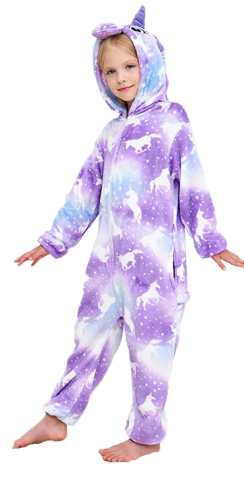 Unisex Children Unicorn Pyjamas Halloween Kids Onesie Costume