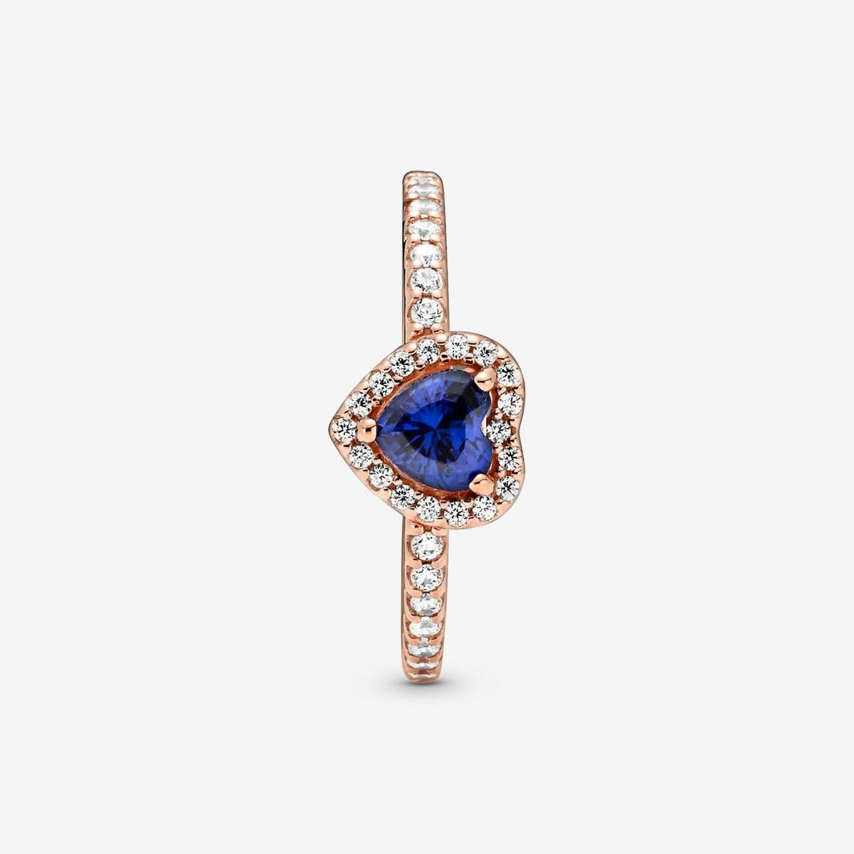 PANDORA-Elevated Heart Ring-With Gift Box
