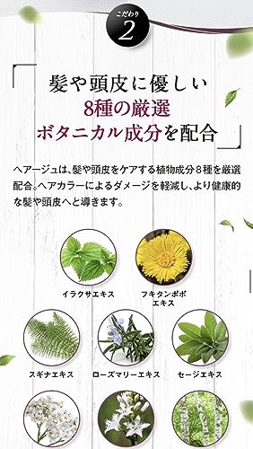 ヘアージュ ヘアカラー フォーム ナチュラルブラック 黒 80g の商品画像 5