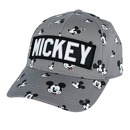 Disney Youth Mickey Reacts Baseball Hat Gray Black