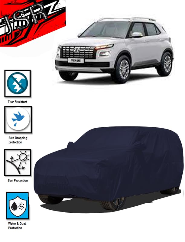 Image of J S R Waterproof Body CAR Cover for Maruti Suzuki Venue (Maruti Suzuki Venue CAR Cover | Venue CAR Cover | Venue CAR Cover Waterproof | CAR Cover for Venue)