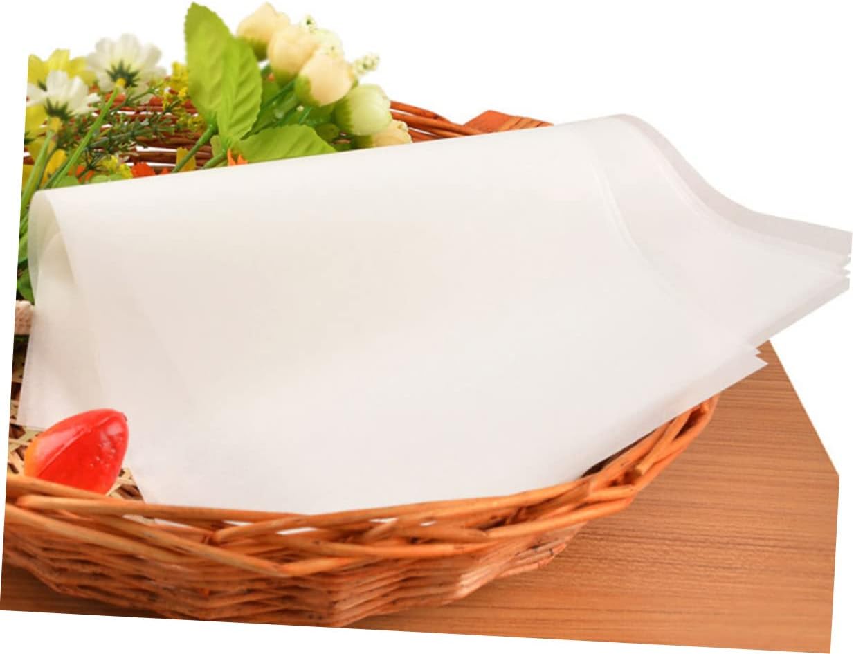 Mikinona 100pcs Parchment Paper Sheets Non-stick Bbq Paper Liners for Baking and Oven Use
