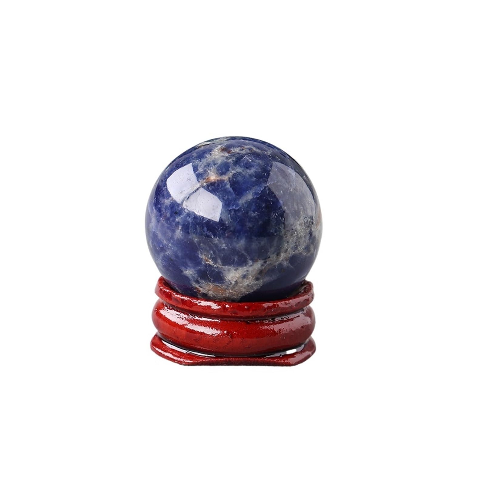 BAYNOPURIN Crystal Sphere 30MM Amethyst Rose Quartz Mineral Sphere Desktop Display Globe