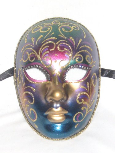 Volto Arcobaleno Venetian Masquerade Ball Mask