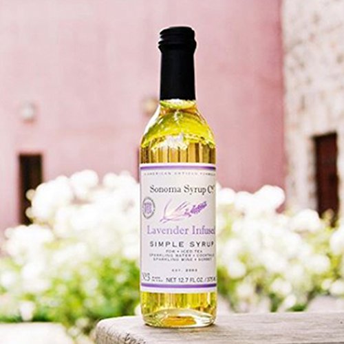 Sonoma Syrup Co Lavender Simple Syrup, 12.7 ounces for Coffee, Cocktails, and Cooking