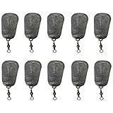 10x Angel Grundblei 100g Strömungsblei Flussblei Karpfenblei mit Wirbel