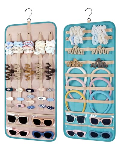 BAGSMART Hanging Jewelry Organizer Claw Clip Holder for Headbands, Sunglasses, Hair Clips, Claw...