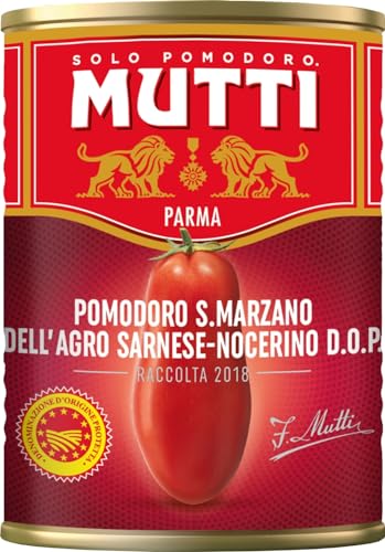 Image of Mutti Parma Pomodoro San Marzano PDO Whole Peeled Tomatoes, 14.11 oz ℮ 400 g