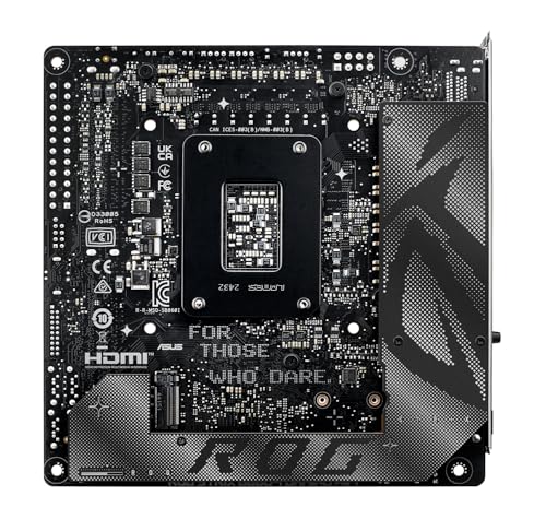 ROG Strix B860-I Gaming WiFi, Scheda Madre Intel Mini-ITX, 10+1+2+1 Fasi di Alimentazione, Slot DDR5, PCIe 5.0, Adatta per PC AI-Advanced, 2 Slot M.2, WiFi 7, AI Advisor, AI Networking II, Nera - Scheda madre - Immagine 3