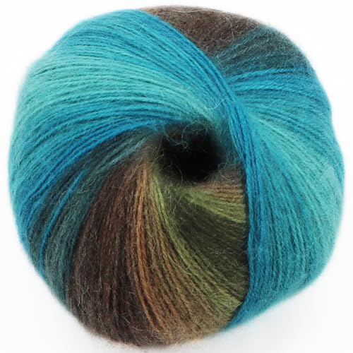 Caprice  hilo de lana fantasía multicolor, lana merino/mohair, hilo de tejer, hilo de ganchillo (100 gr/ovillo ; 24 colores) (empresa española/envío desde España) (81)