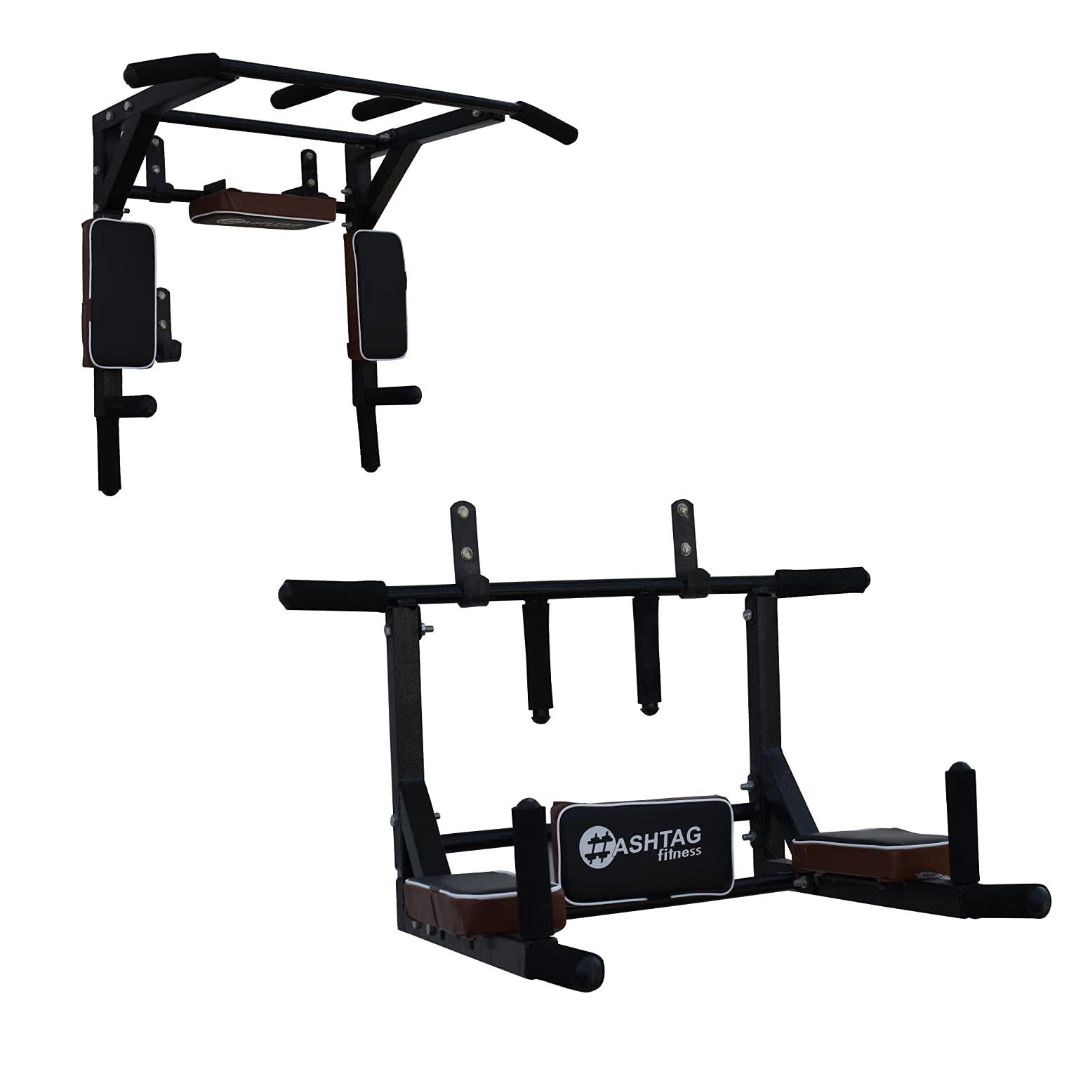 HASHTAG FITNESS Wall Mount dips Station to Increase Strength, Home Gym Exercise equipoments, Pull up Bars, Chin up Bars (B09DST17XQ) Amazon Price History, Amazon Price Tracker
