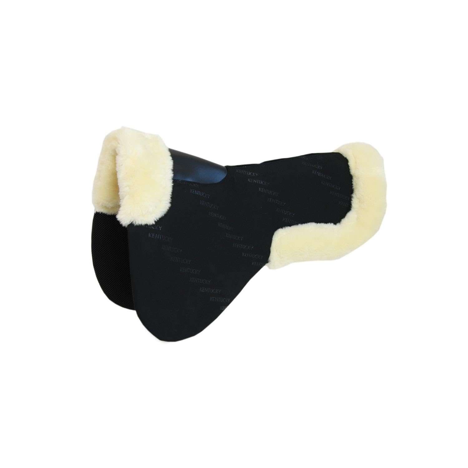 Kentucky - Tapis de selle - noir/​Peau - Demi-​pad Impact Equalizer - 10mm