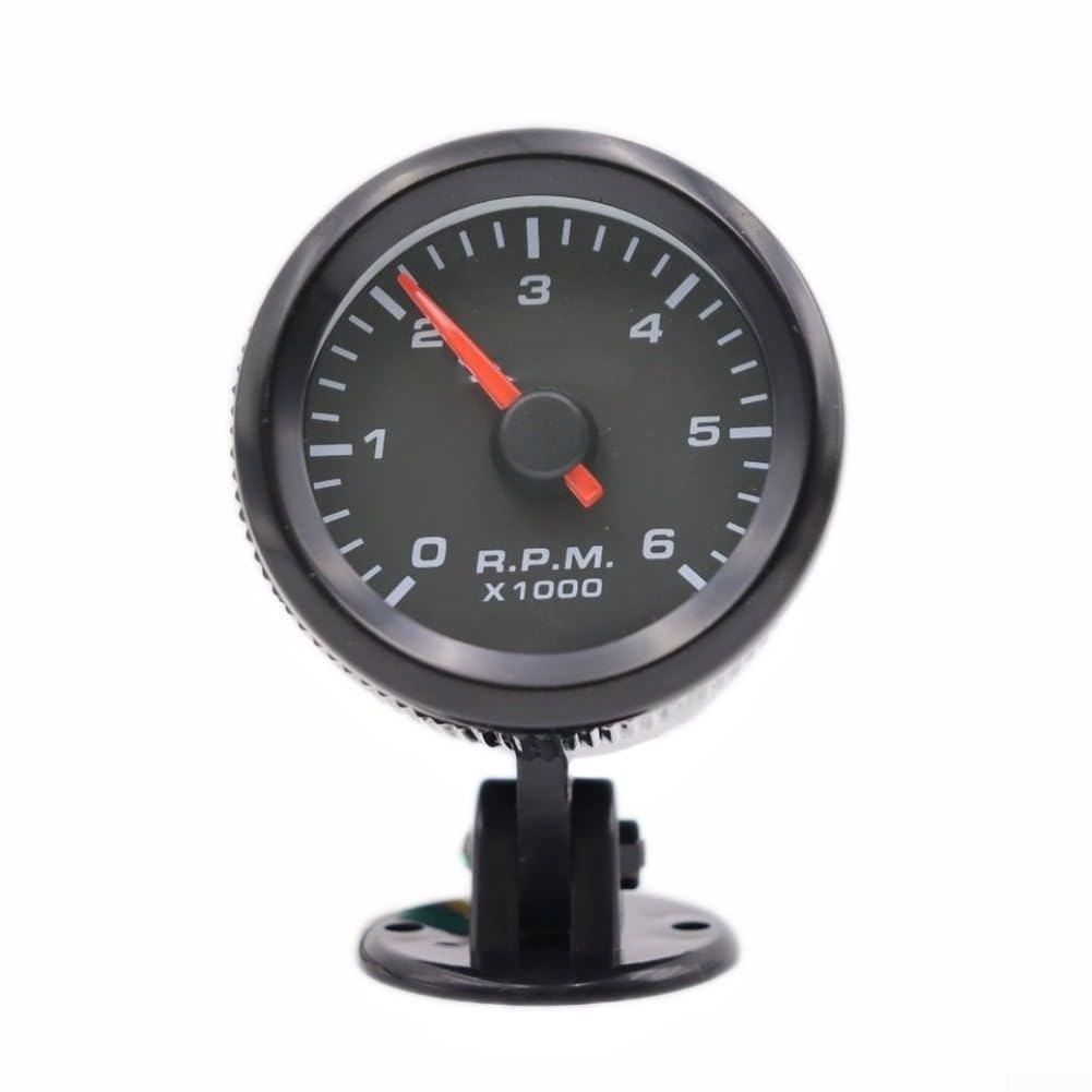 52 mm Diesel Drehzahlmesser 0–6000 U/min mit LED-Display für 12 V Anwendungen, entworfen für Armaturenbrett-Integration
