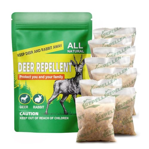 LAQDECDV Deer Repellent, Rabbit Repellent Outdoor, Bunny Repellents for Plant, Deer Repellant for...