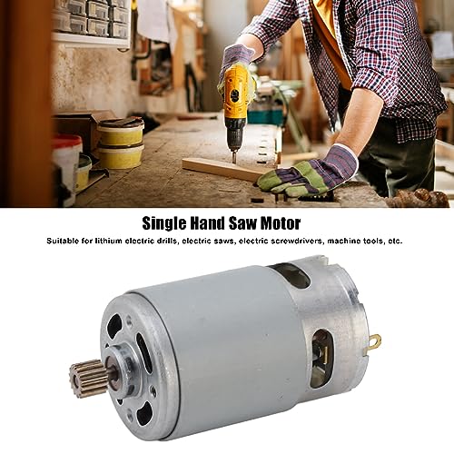 RS550 DC Motor 8.2mm 14 Teeth Gear Micro Motor - Image 2