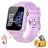 📷🎼 【Reproductor de música e imágenes HD】 Los smartwatch para niños están equipados con cámaras de alta definición, pegatinas mágicas de efectos especiales lindos incorporados, que pueden ayudar a los niños a grabar momentos hermosos. La función Music HQ permite a los niños obtener una iluminación musical diversificada y adoctrinamiento desde una edad temprana.