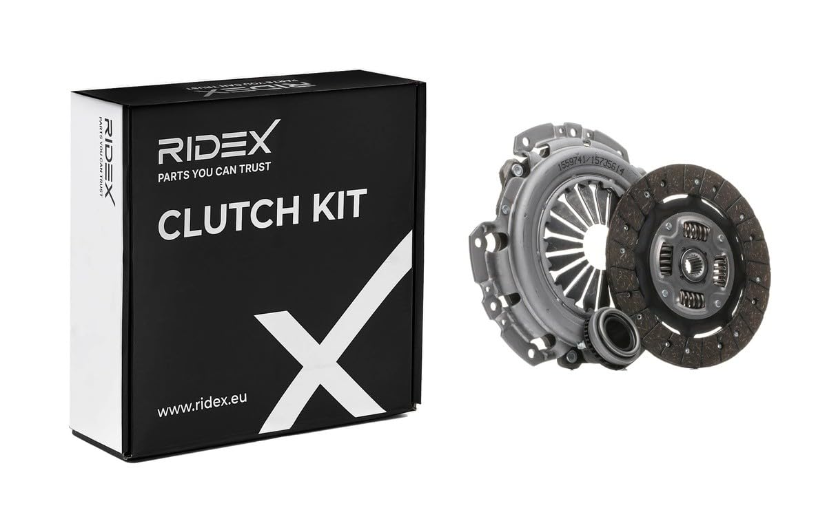 RIDEX 479C0768 Kit de embrague con cojinete de desembrague con plato de embrague Compatible con KIA RIO III UB