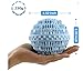 2pcs Laundry Ball - Natural Non-Chemical Detergent Laundry Balls for Washing Machine - Eco Friendly Wash Ball & Detergent Alternative for 2000 Washings(Light Blue)
