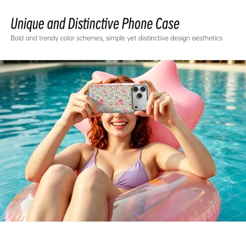 Turenature Compatible with iPhone 13 Case Cute Floral Print-Style-14 - image 6