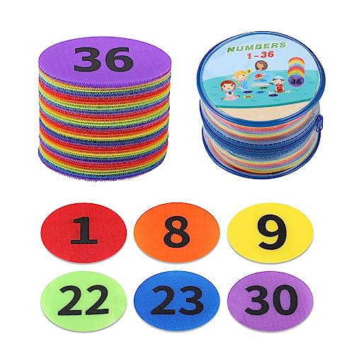 Wizia Carpet Markers with Numbers 136 for Classroom Supplies Teachers
