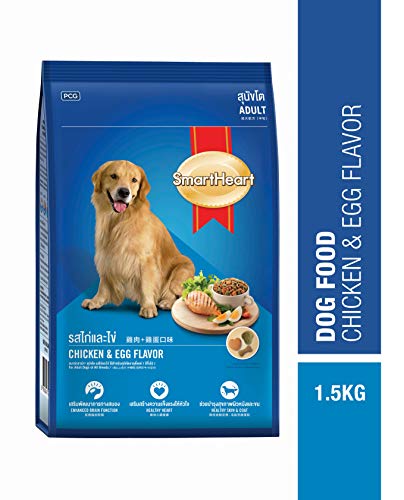 Image of Smart Heart SmartHeart Adult Dry Dog Food Chicken & Egg Flavour, 1.5 Kg