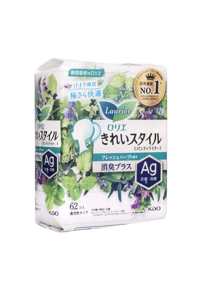 花王 ロリエきれいスタイル消臭プラス フレッシュハーブ 62個