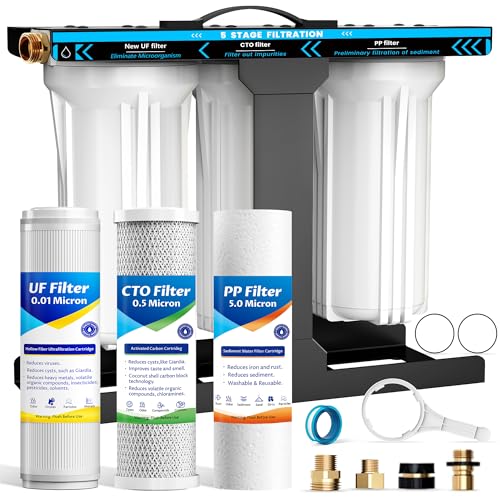 5-Stage RV Water Filter System 0.01 Micron Filtration