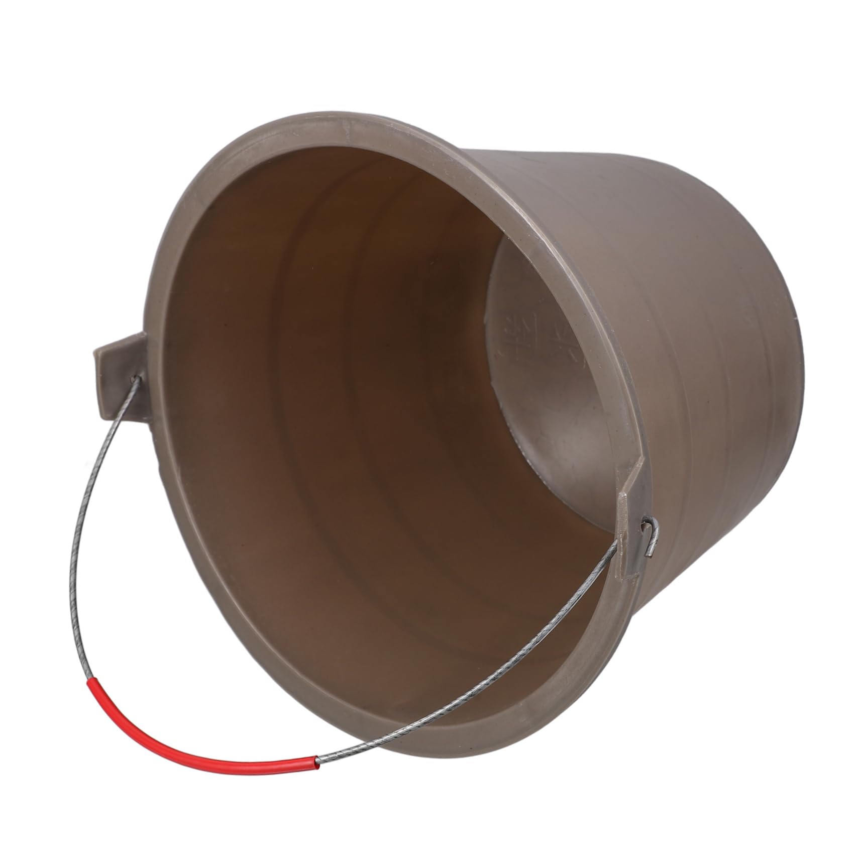 BUTIFULSIC Plastic Concrete Bucket Empty Cement Tub Portable for Construction Site