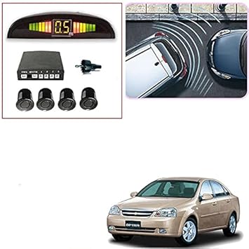 UniPearl -Black Car Parking Reverse Sensors (Set of 4) for - Optra