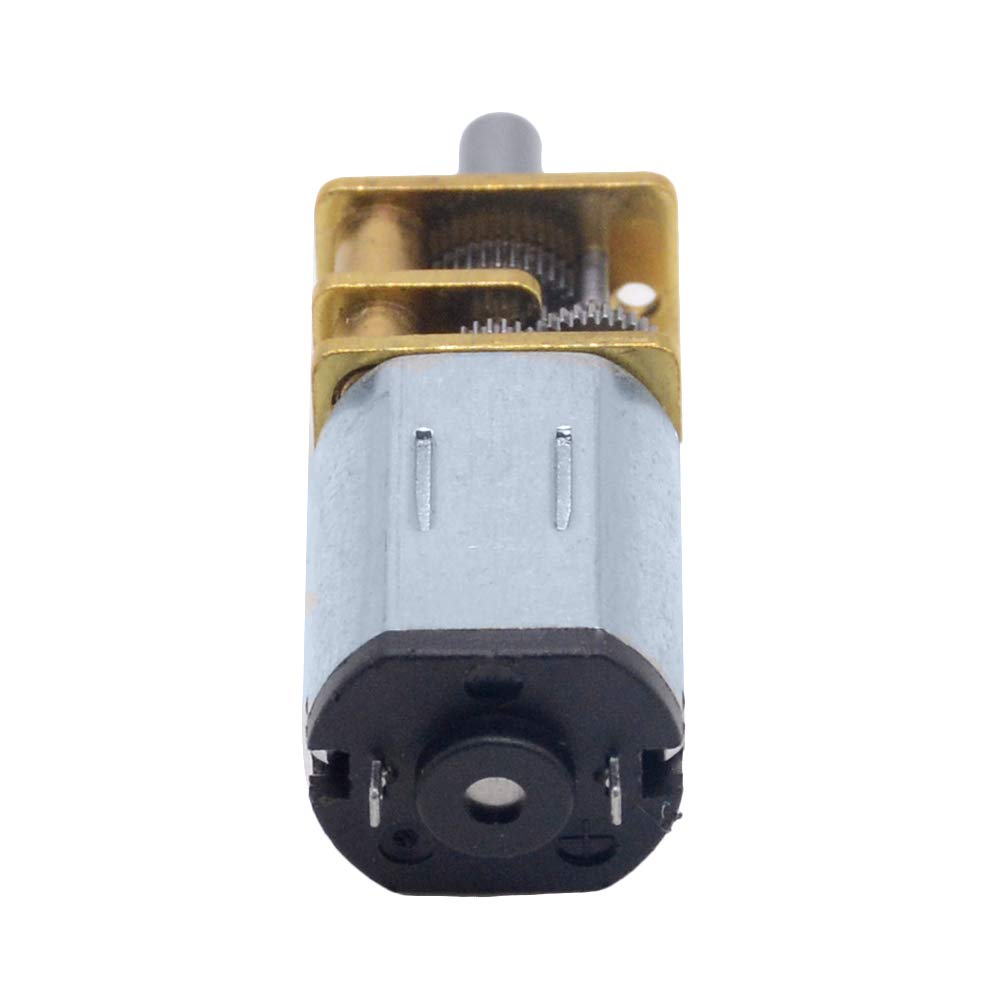 Mini Moteur à Engrenages N20 étanche, Micro Boîte De Vitesses Entièrement En Métal, DC 3V-6V 5V 66 Tr/min, Vitesse Lente, Grand Couple, Jouet De Verrouillage, Robot, Voiture Intelligente