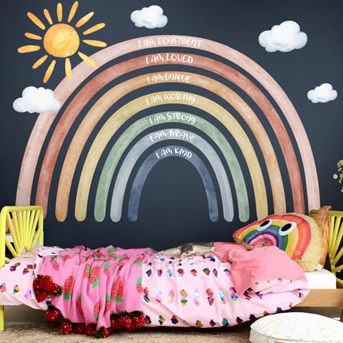 Vinilos Decorativos Arcoíris Grandes 7 Hojas para Pared miniatura 3
