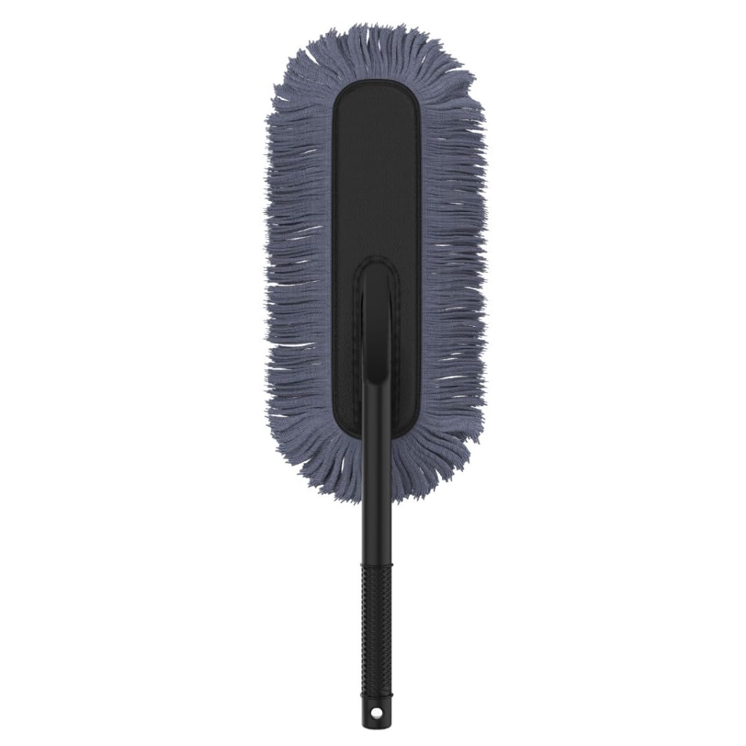 Helix+ Car Duster Microfiber Brush, Exterior and Interior Cleaning Duster, with Long Handle for Home, Office | Car Wash Brush | Exterior Scratch Free Car Cleaning Tool- Made in India-image-35