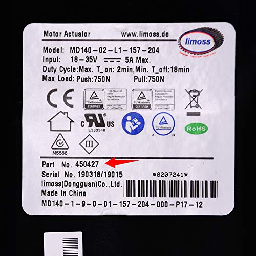 Kit moteur Limoss 450427 MD140 de haute précision pour fauteuil