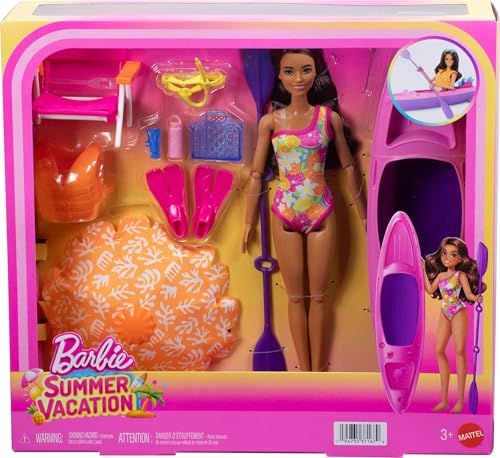 Muñeca Barbie Summer Vacation y accesorios miniatura 6