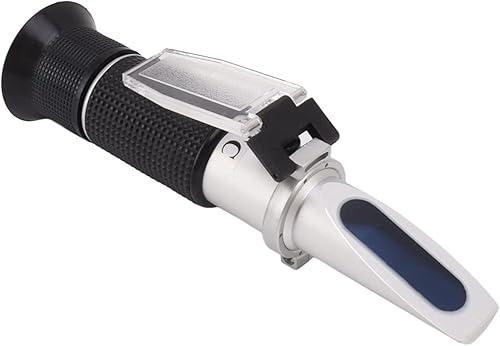 Miniatura 5 de Jeanoko Refractómetro de prueba de alcohol Refractómetro Brix Meter con función de compensación automática de temperatura Hidrómetro en la