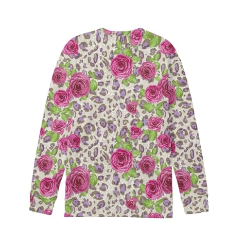 Kids Sweatshirt Long Sleeve Top for Active Boys Girls Easy On/Off Design2