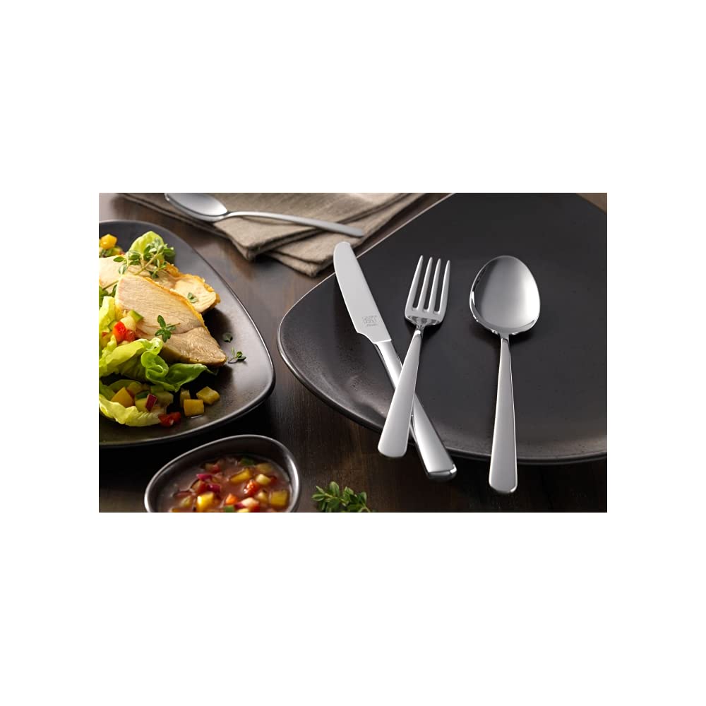 ZWILLING NOVA Besteck Set 42 TLG, 6 Personen Komplett Menü Besteckset, Tafelbesteck Edelstahl Rostfrei 18/10, Spülmaschinenfest, Tafel Essbesteck Menübesteck