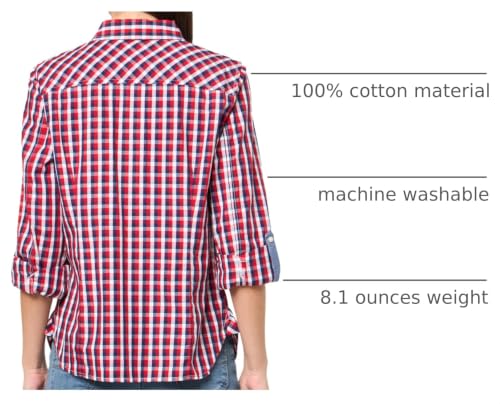 Image of Tommy Hilfiger Women's Plaid Lurex Button Up Shirt