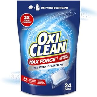 OxiClean Max Force Advanced Stain Remover Power Paks, 24 Count