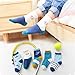storeofbaby Calcetines para niños pequeños, 10 pares de calcetines divertidos de algodón...