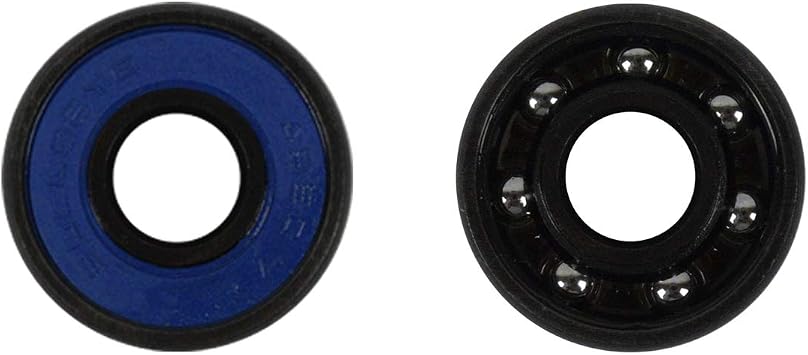 TGM Skateboards 58mm Blank Skateboard Wheels + ABEC 7 Bearings Spacers (Red)