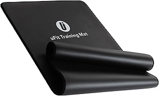 【日本国内メーカー】uFit Trainingmat トレーニングマット 10mm 15mm 厚め 90cm*200cm 幅広 大きめ 痛くない 滑らない NBR 防音 防水 プロアスリート 水谷隼 愛用