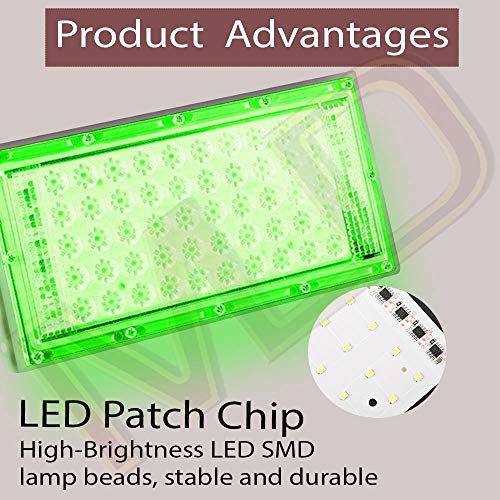 Image of MLD 10W Led Flood Light AC 220V Waterproof Brick focus Flood lights for indoor outdoor Lights | green | 10 Watt | Pack Of 1