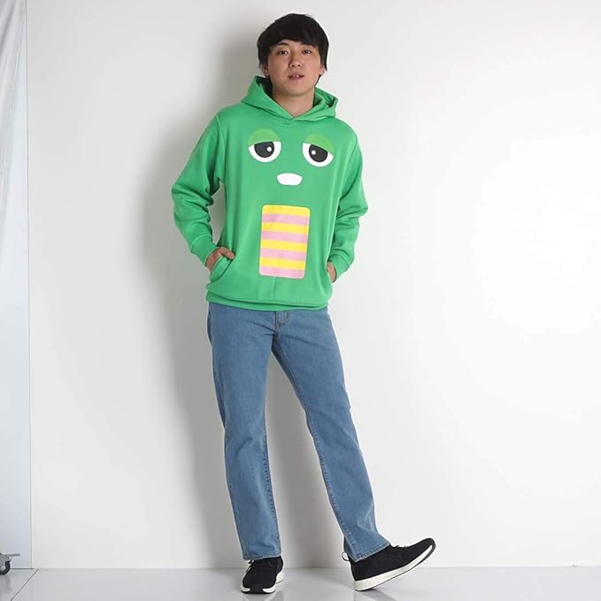 Amazon ガチャピン ムック パーカー 裏起毛 なりきり スウェット Gea9300 Ll グリーン54 コート ジャケット 通販