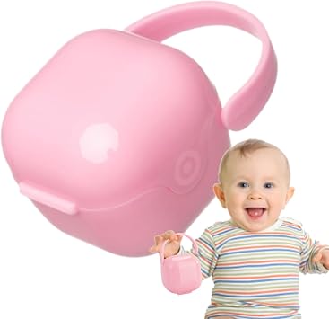 Pacifier Case   33g Soother Storage Box, Hygienic babyes Nipple Organizer, Protective Travel Accessory, Lightweight for Carry Pouch | Ideal Outdoor Stroller Diaper Bag Portable for Nursery Co