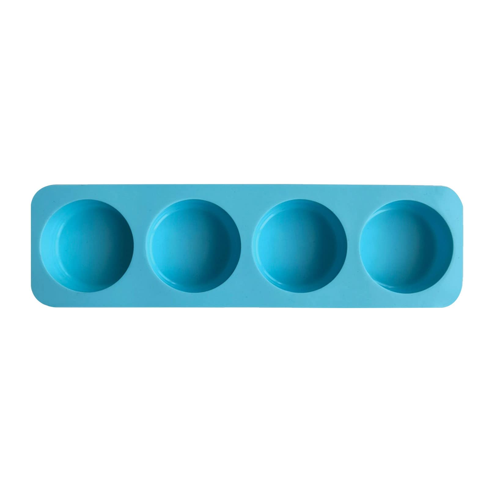 Kalttoy Round Soap Casting Resin Molds Square Oval Soap Silicone Loofah Bath-Bombs Epoxy for Cake-Decor Casting Resin Molds Bath-bombs Steamer Silicone for Craft