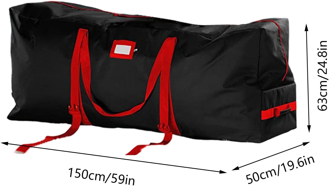 Christmas Tree Storage Bag,Heavy Duty Organizer with Wheels and Handles | Waterproof Christmas Tree Bag,for Garland Packing Moving Clothing Home Attic Garage