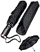 LifeTek Windproof Travel Umbrella Compact Automatic Open Close Small Folding Teflon Repellent Canopy Umbrellas fit Golf Purse Backpack Wind Resistant for Men and Women Traveler FX1 45 inch Black