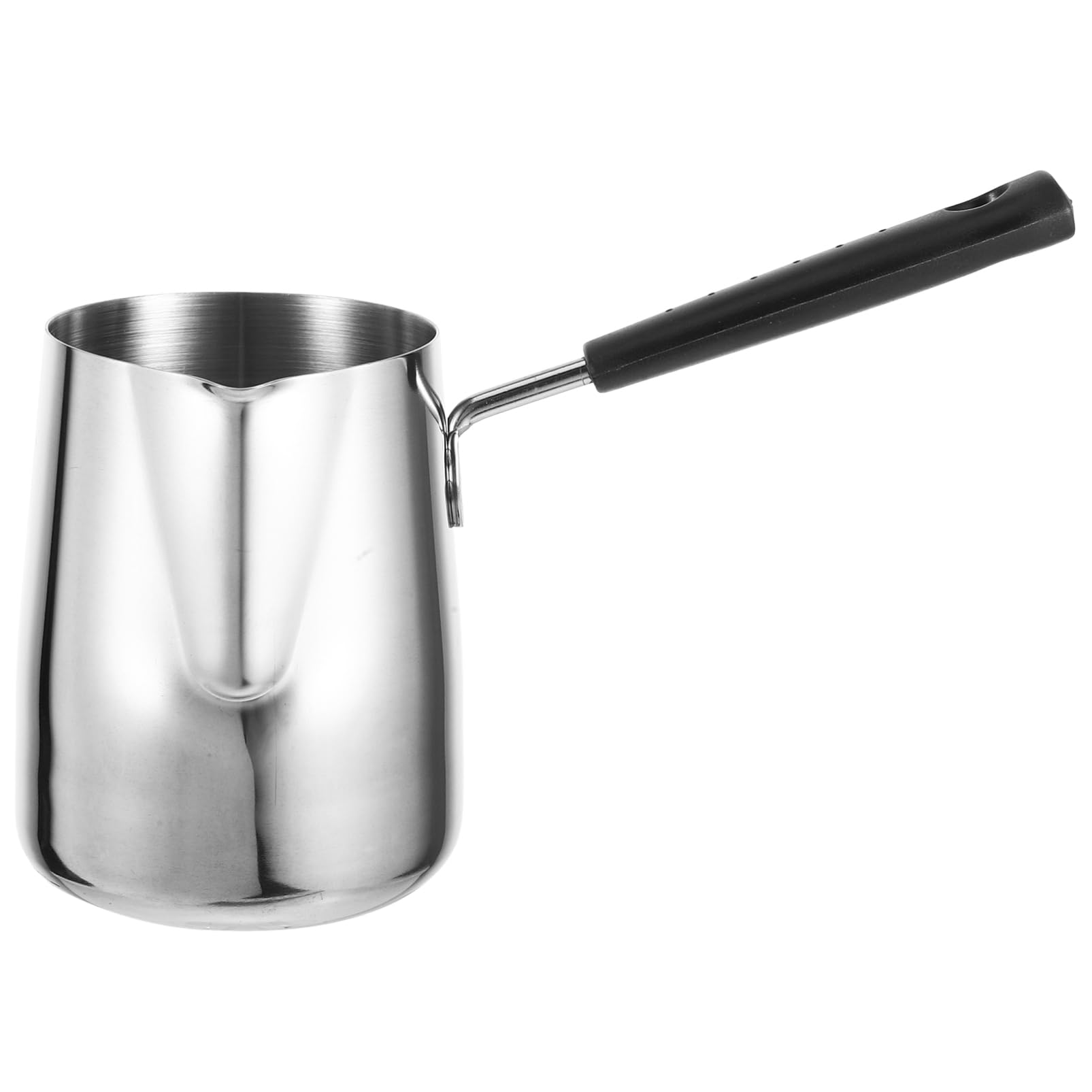 GRIRIW Large Capacity Pot Milk Boiling Pot Butter Warmer Pot Stainless Steel Insulation for Hot Beverages