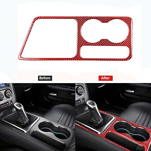 Marco porta vasos fibra carbono para Dodge Challenger miniatura 1
